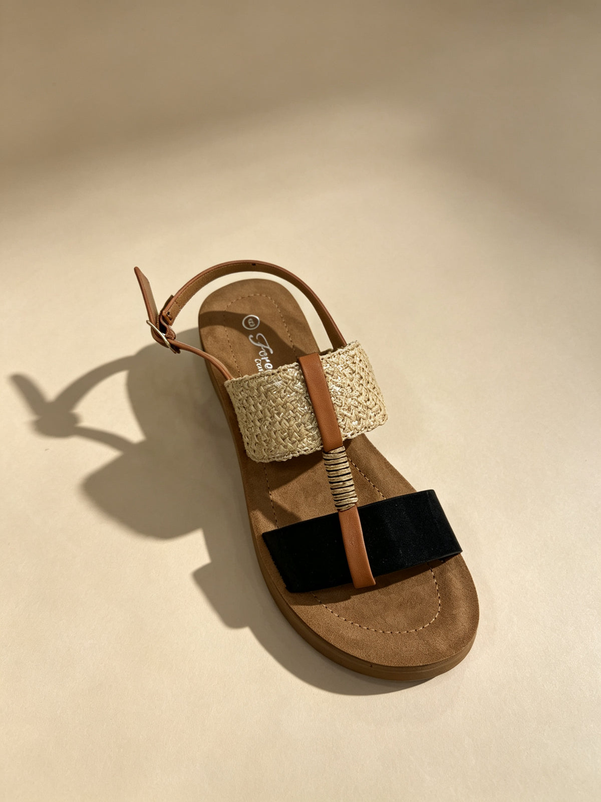 Woven Strap Platform Sandals