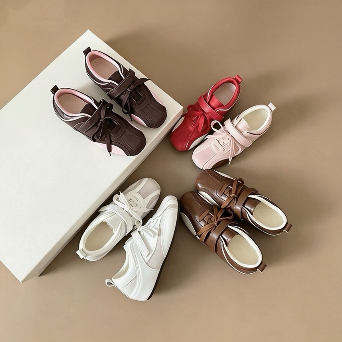 Velcro Strap Casual Sneakers — 5 Colors